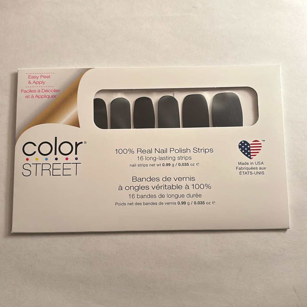 Midnight in Manhattan Color Street (solid black)